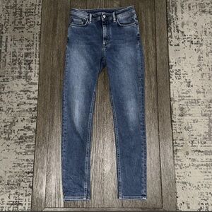 Acne Studio Peg Mid Blue Jeans